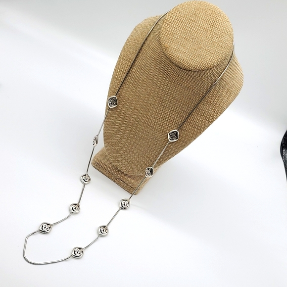 Brighton "EVE'S MAGIC" XL Layering Necklace w/ Abstract Diamond Stations - Picture 6 of 15